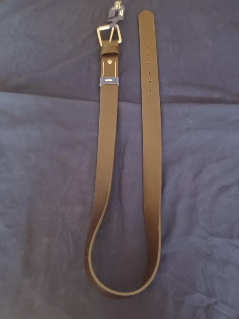 George Men's Removable Buckle 1-1/2" Wide XL Size 42-44 Brown Leather Belt